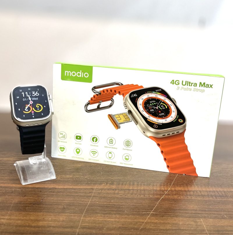 ساعت هوشمند سیم کارت خور modio مدل 4G ultra max