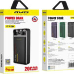 پاوربانک اوی مدل p78k ظرفیت 20000میلی امپر ساعت