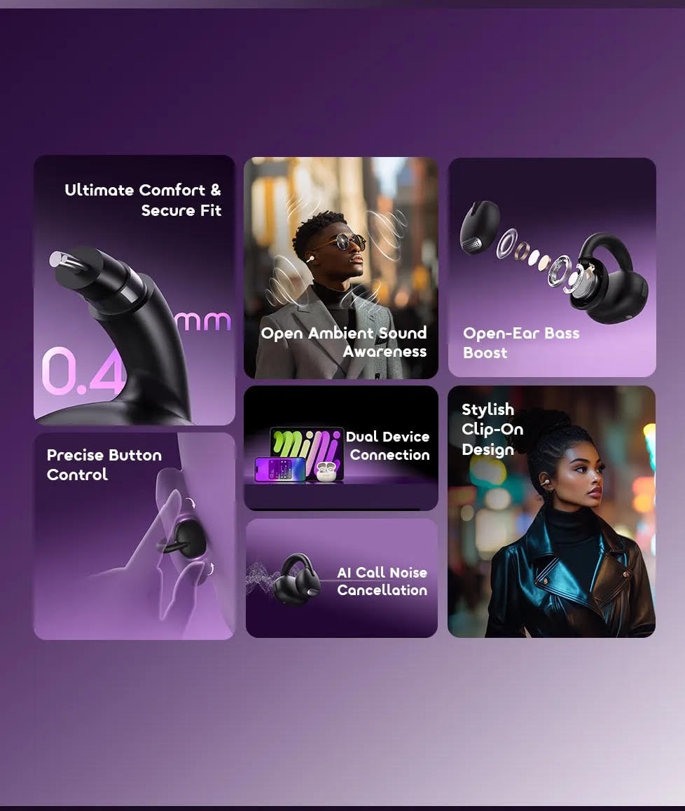 هندزفری القایی اورایمو مدل OpenSnap