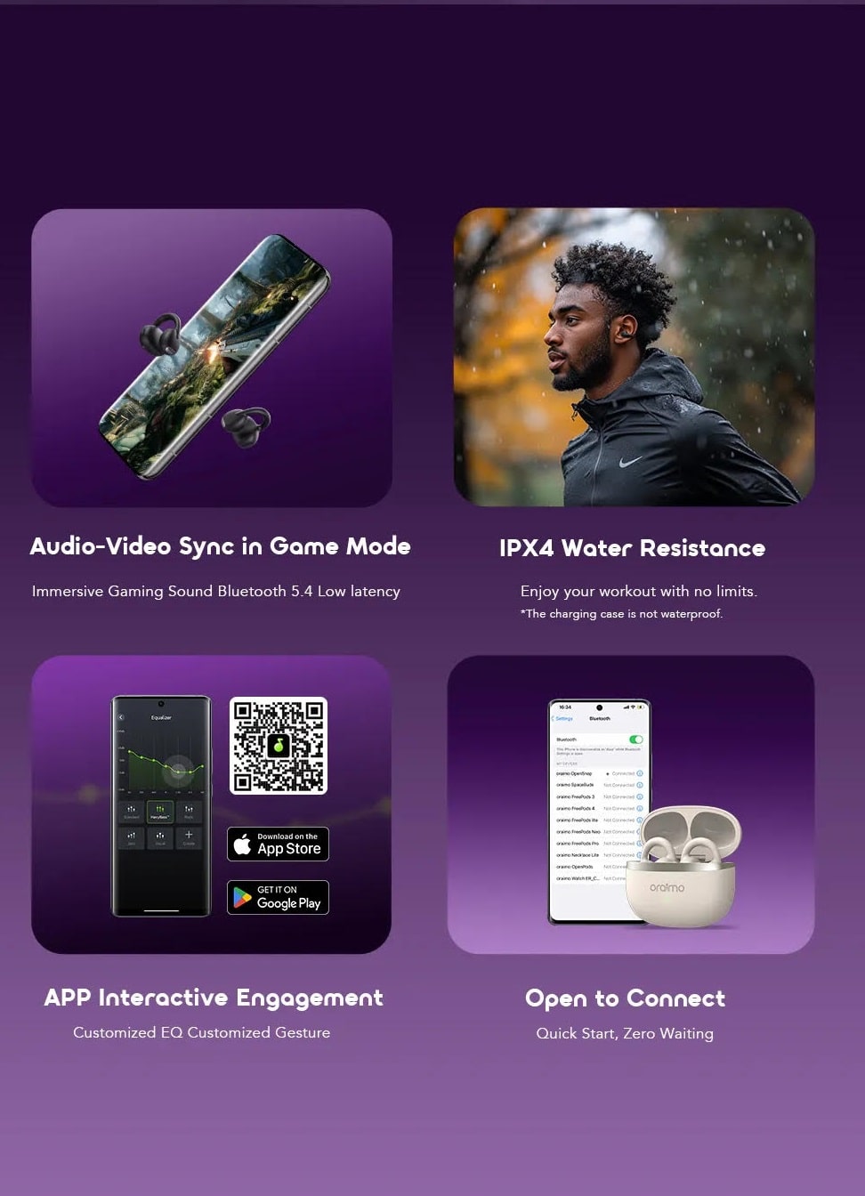 هندزفری القایی اورایمو مدل OpenSnap