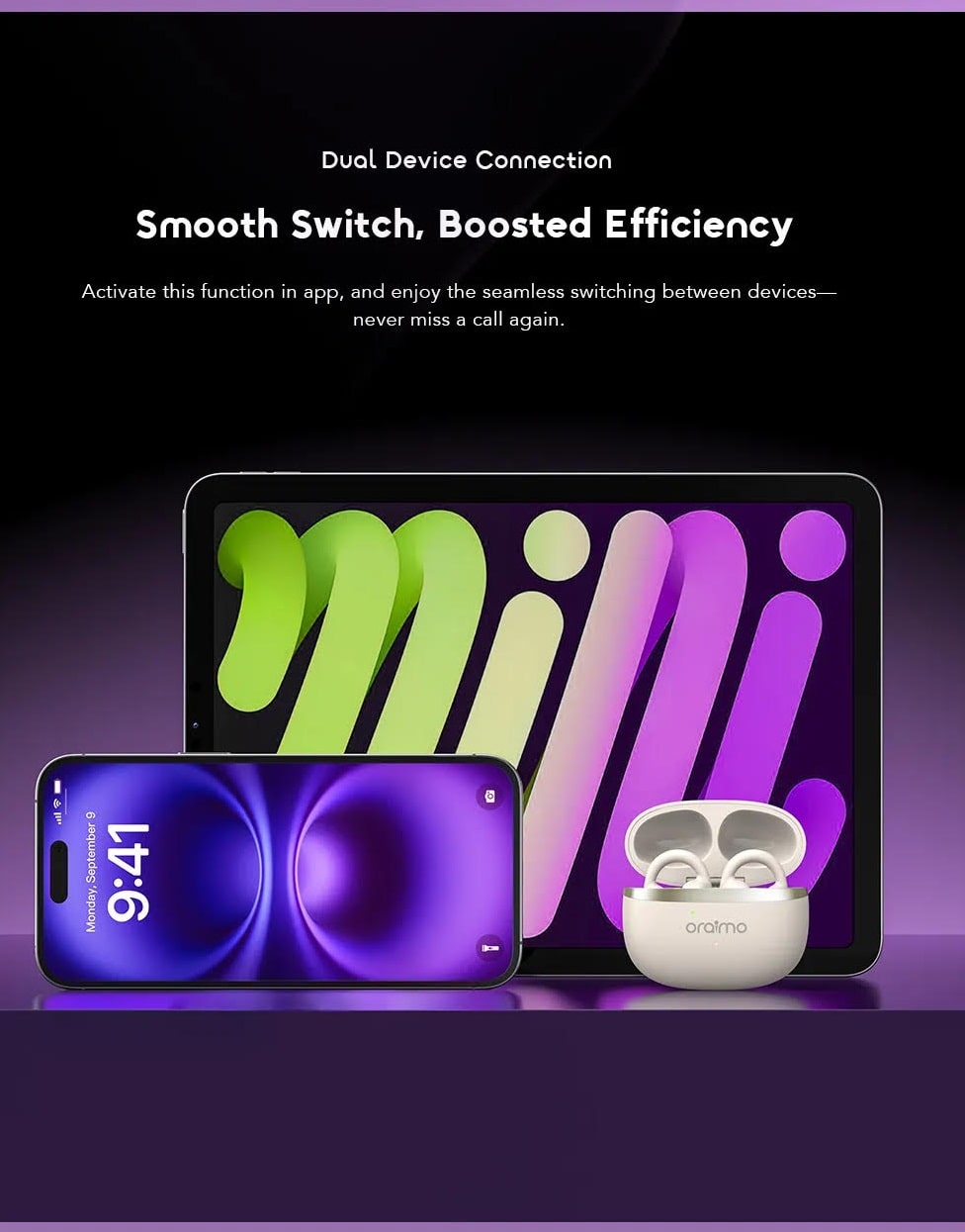 هندزفری القایی اورایمو مدل OpenSnap