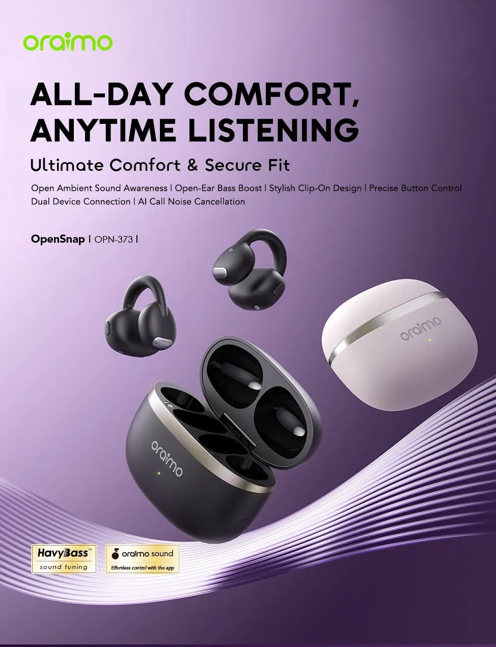 هندزفری القایی اورایمو مدل OpenSnap