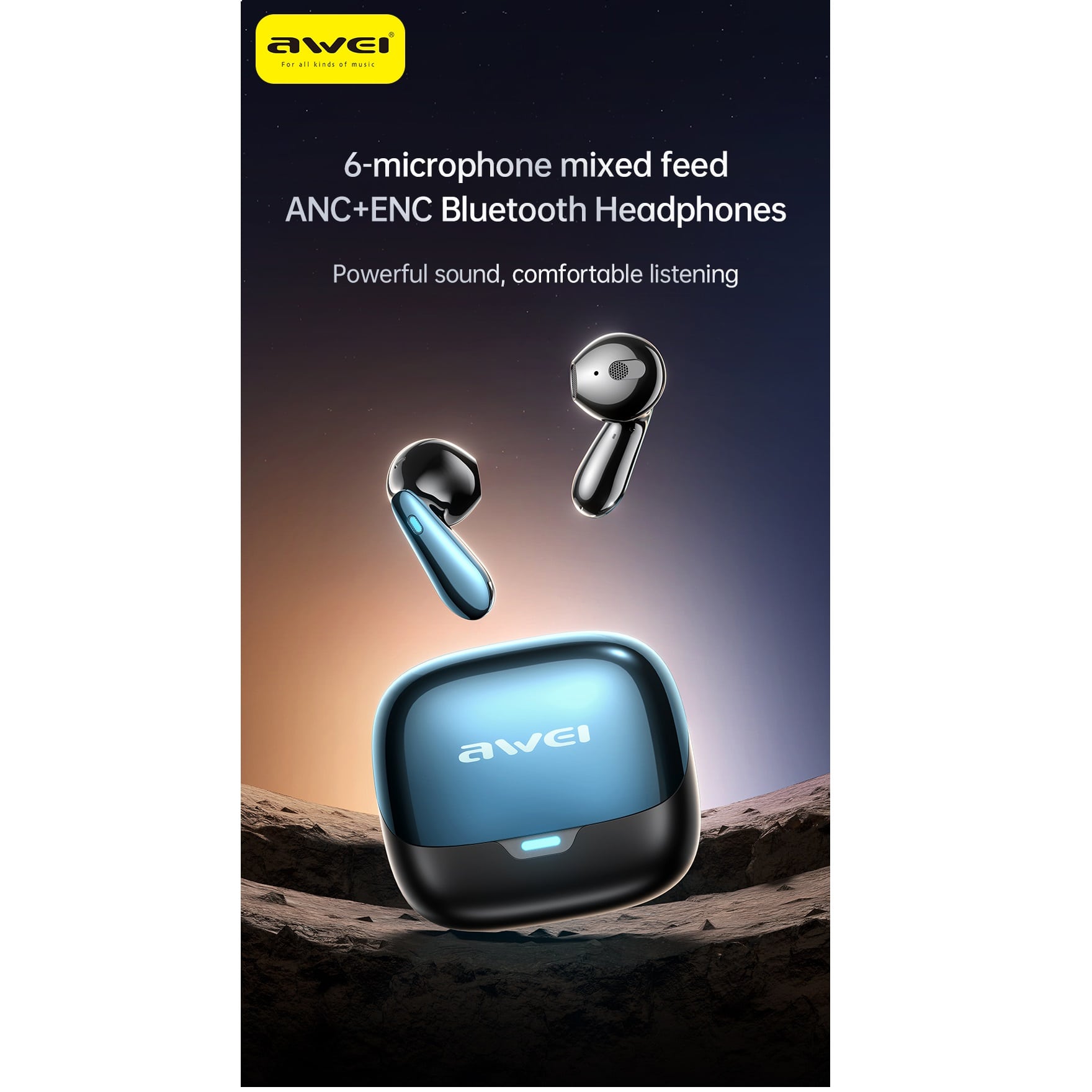 هندزفری بیسیم اوی مدل TA11 ANC