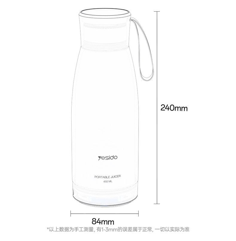 شیکر و مخلوط کن شارژی یسیدو مدل YESIDO EC17