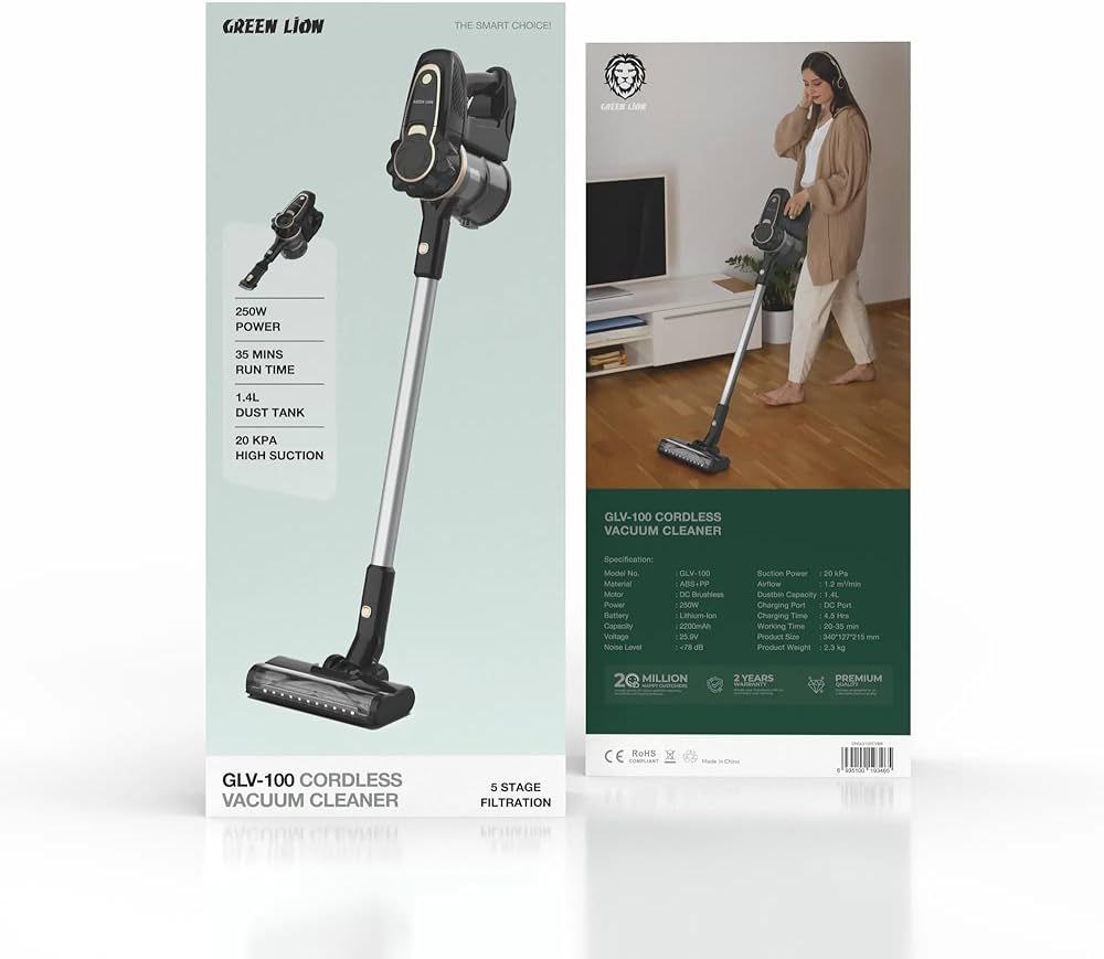 جارو شارژی گرین مدل GREEN GLV100