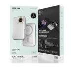 پاوربانک مگ سیف گرین لاین مدل Volt Gauge ظرفیت 10000میلی امپر ساعت