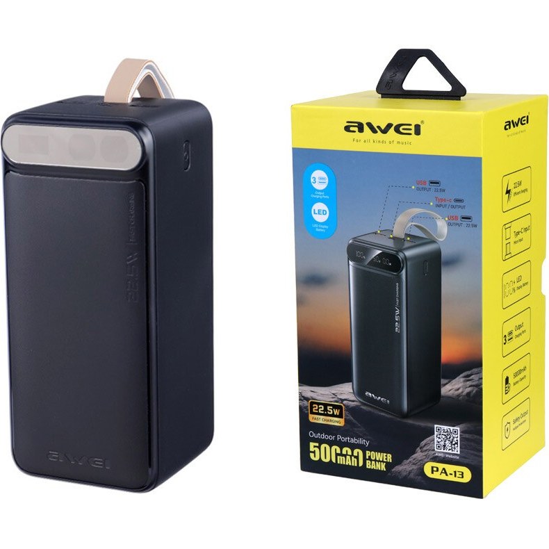 پاوربانک اوی مدل PA-13 ظرفیت 50000میلی امپر ساعت