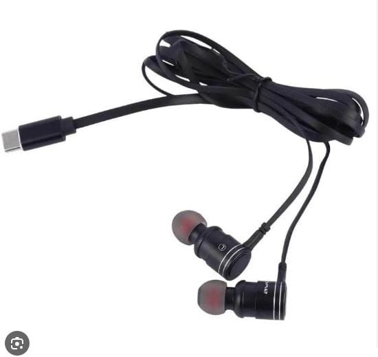 هندزفری سیمی تایپسی اوی PC-12T رنگ مشکی